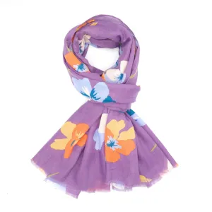 Violas Scarf Dusky Purple