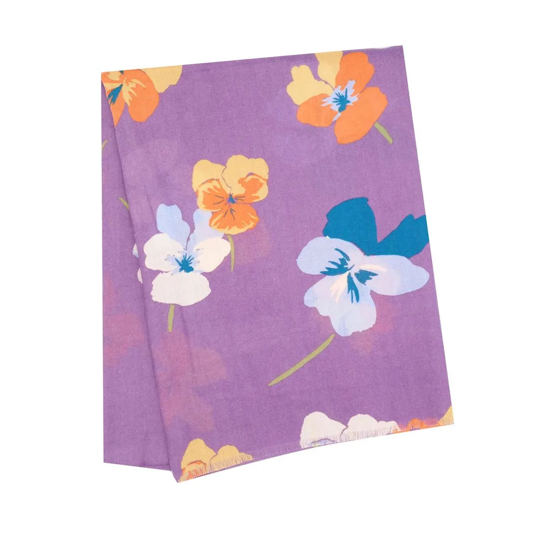 Violas Scarf Dusky Purple