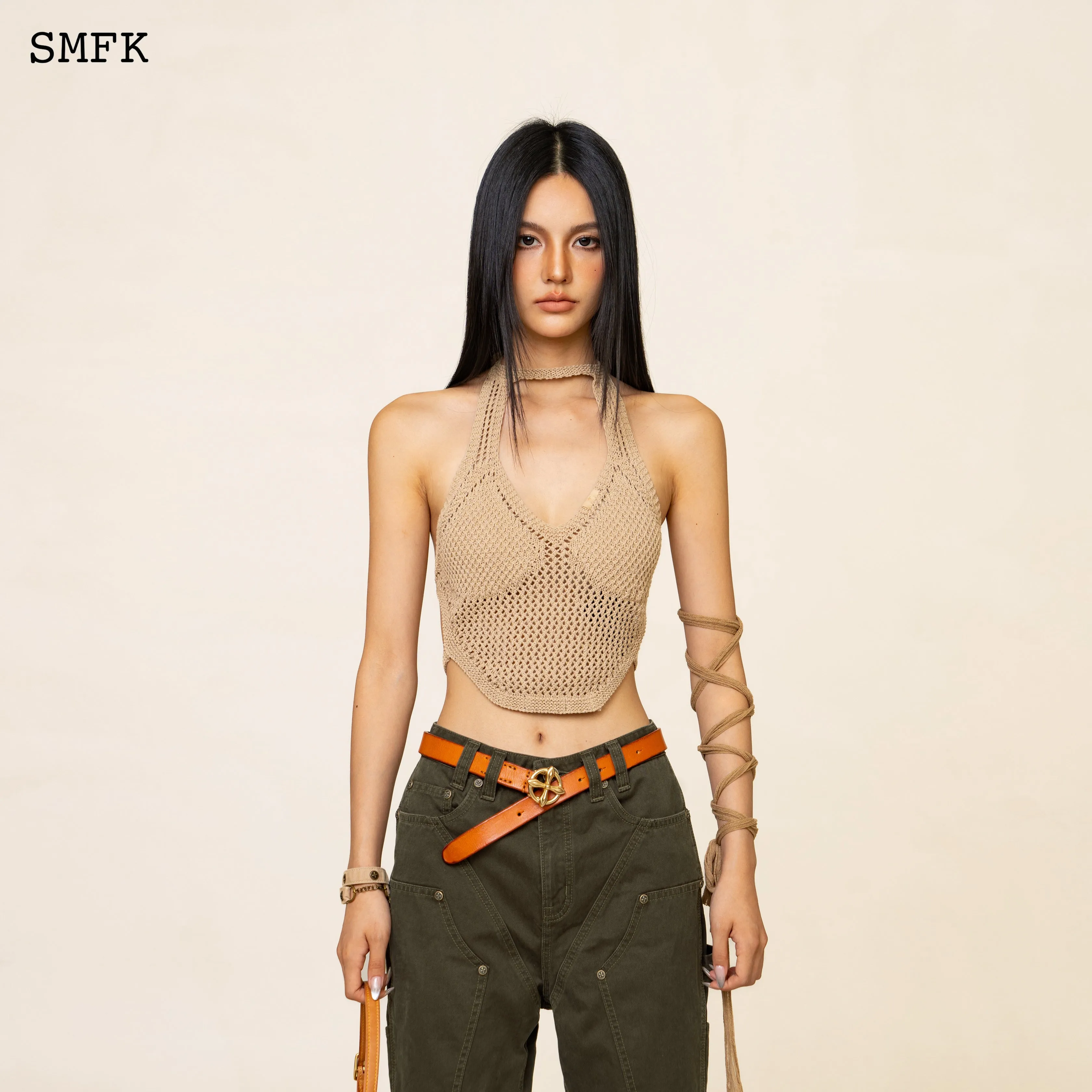 WildWorld Desert Viper Weaved Suspender Top