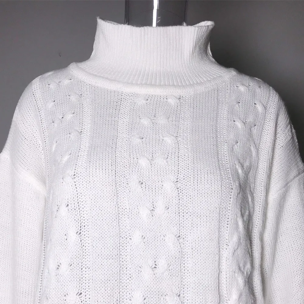 Women's Autumn/Winter Casual Slim Warm Sweater Dress