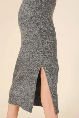 Women's Plus- Sized V-Neck Sweater Maxi dress
