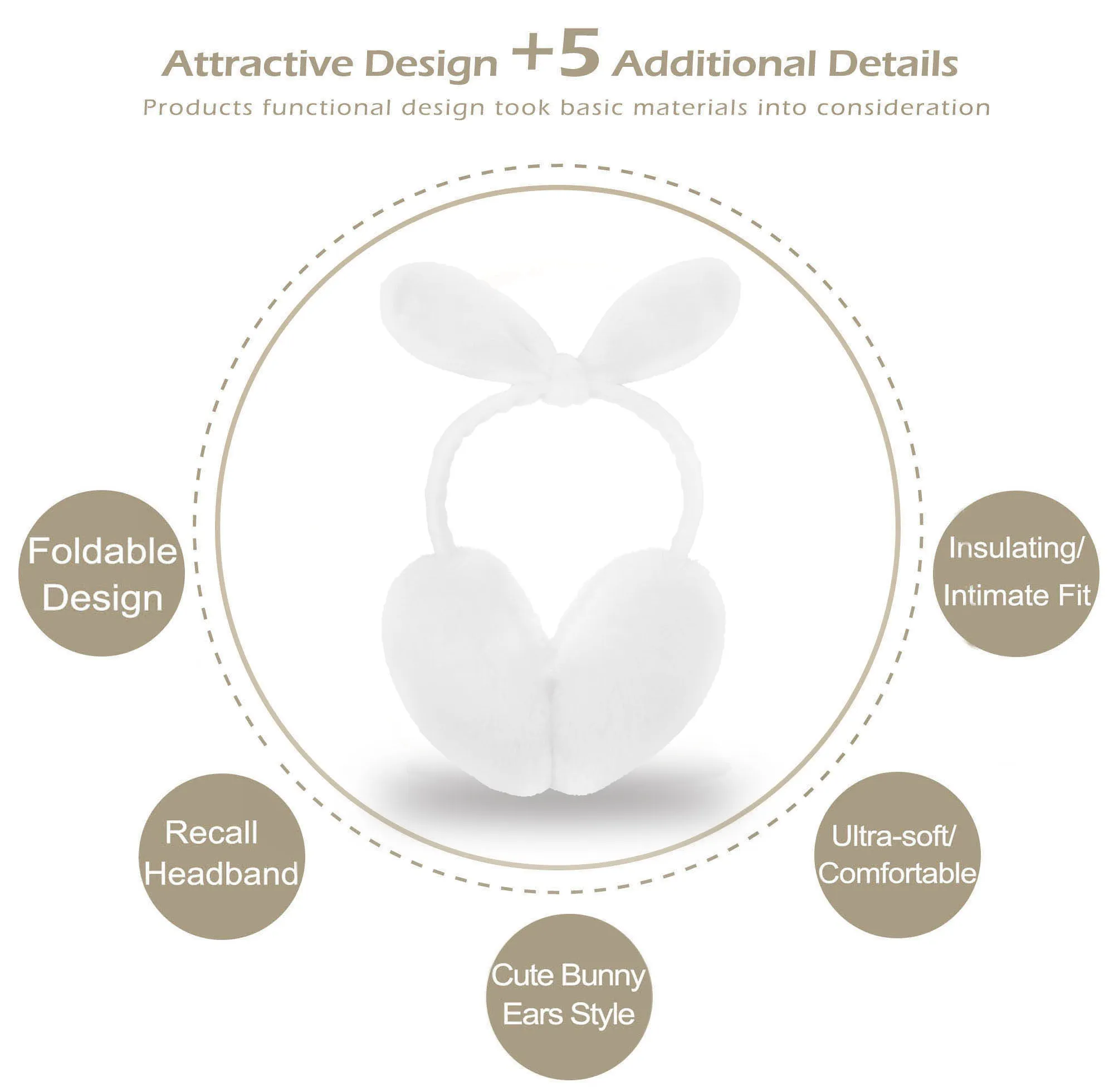 Women's Winter Warm Ear Warmers Outdoor Earmuffs