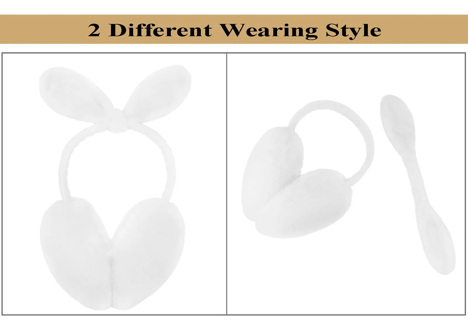 Women's Winter Warm Ear Warmers Outdoor Earmuffs