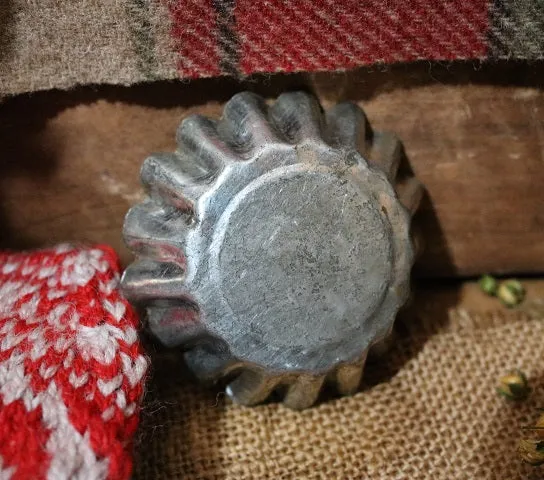Wool Heart Mittens with Snowman Candle Winter Gathering