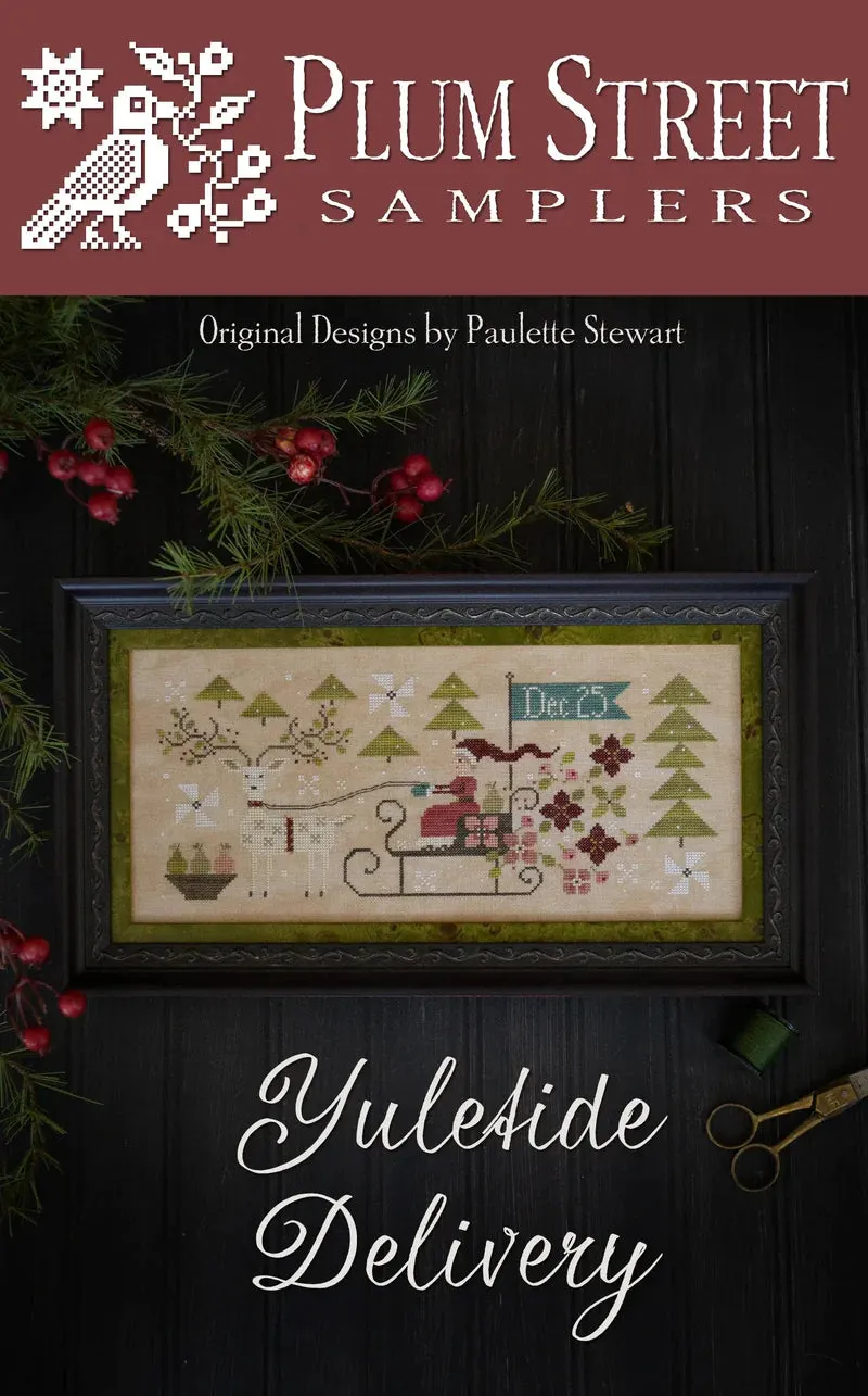 Yuletide Delivery - Plum Street Samplers - Cross Stitch Pattern